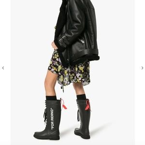 OFF-WHITE For Riding Wellington Boots Rain Shoes